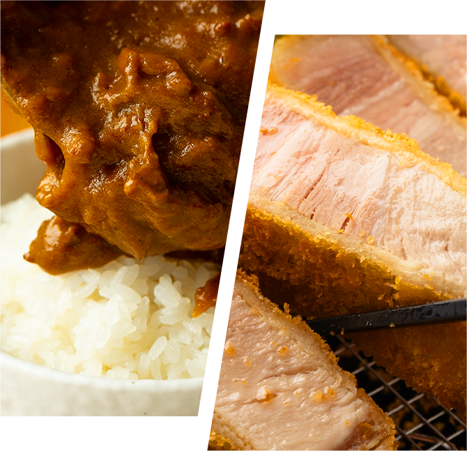 カレー・とんかつ